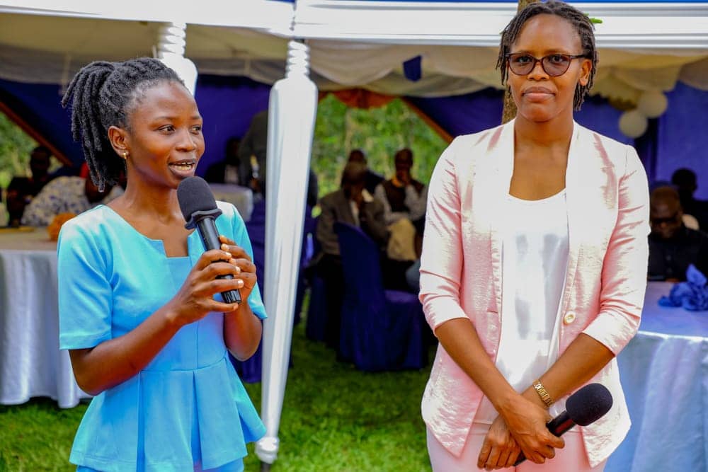 Children reading in library